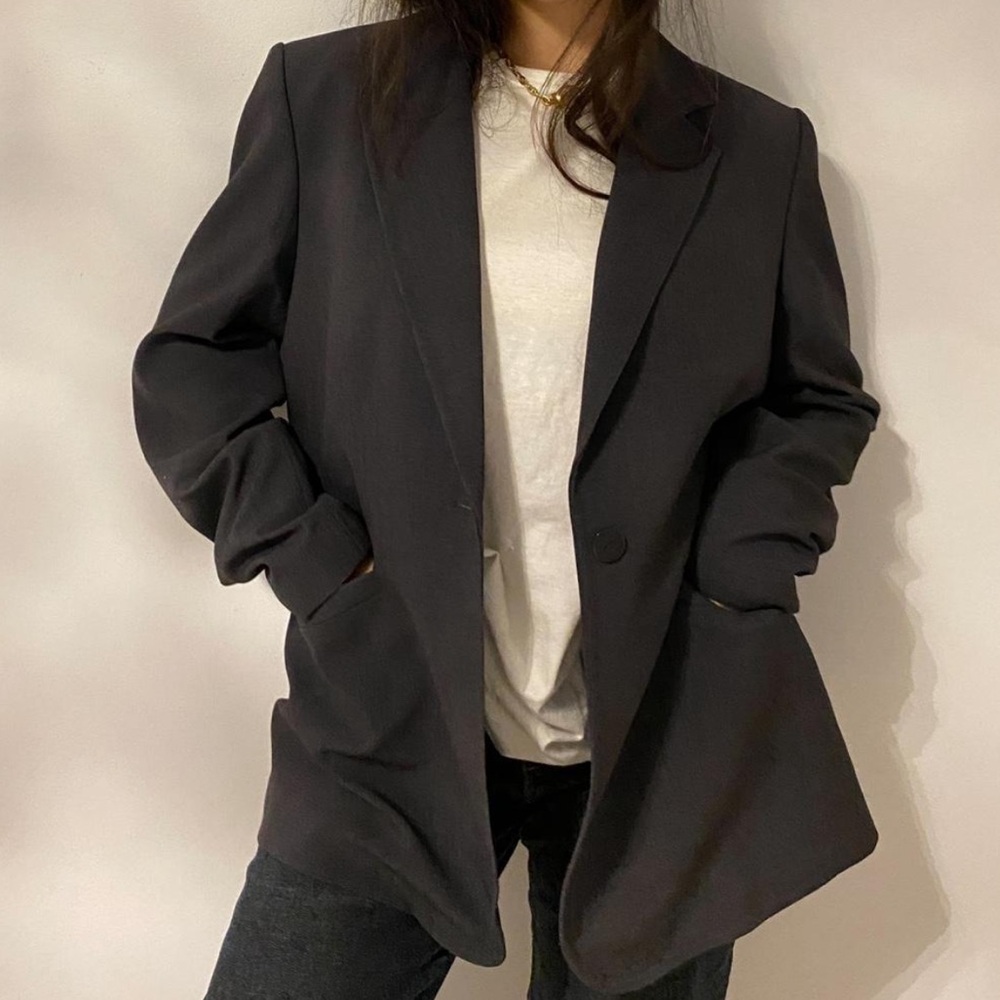 Oversized Grey Blazer